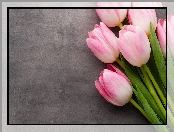 Wiązanka, Różowe, Tulipany