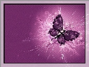 Abstrakcja, Różowy, Motyl