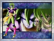 Saint Seiya, maska, body, kobieta