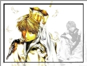 pistolet, facet, Saiyuki, korona