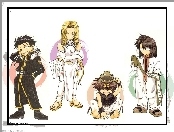 Saiyuki, rolka, ludzie, łuk