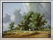 Salomon, Obraz, van Ruysdael, Na Wsi