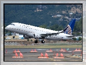 Samolot pasażerski, Pas, Embraer 175, Lotnisko