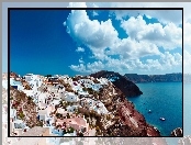 Panorama, Santorini, Grecja