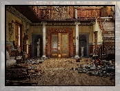 Salon, Schody, Kolumny