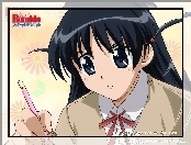 School Rumble, długie włosy, niebieskie oczy