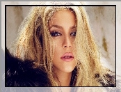Shakira, Czarne, Makijaż, Pióra