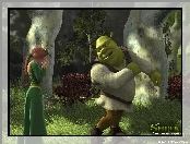 Shrek 1, drzewa, Fiona, ogr