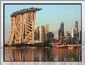 Singapur, Marina Bay Sands, Wieżowce