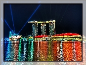 Singapur, Hotel, Marina Bay Sands, Reflektory