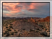 Stany Zjednoczone, Skały, Park stanowy Valley of Fire, Dolina Ognia, Nevada
