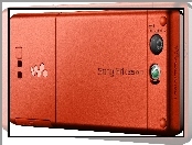 Sony Ericsson W880i, Tył, Czerwony