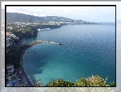 Sorrento, Panorama, Włochy, Woda