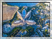 Krym, Z lotu ptaka, Morze Czarne, Hotel Mriya Resort Spa