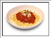 Spaghetti, Miska