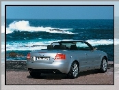 Srebrne, Fale, Audi A4, Cabrio