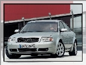 Srebrne, Przód, Audi A6, C5