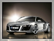 Srebrne, Audi R8, Blask