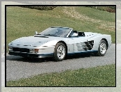 Srebrne, Ferrari Testarossa, Kabriolet