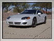 Srebrny, Sportowy, Dodge Stealth