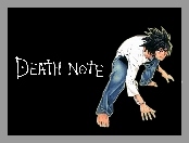 stopy, Death Note, chłopak, śmierć, łańcuch