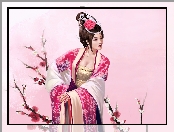 Kobieta, Stroik, Kimono