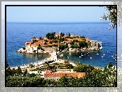 Morzem, Sveti Stefan Montenegro, Panorama, Miasta, Nad