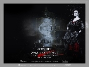 maszyna, Sweeney Todd, Helena Bonham Carter, ciemno, para