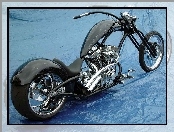 Chopper, lusterka, czarny, kierownica, opony , koła, Cruiser, tłumik , siedzenie , światła