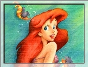 Woda, Mała Syrenka, The Little Mermaid, Ariel, Syrenka