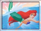Woda, Mała Syrenka, The Little Mermaid, Ariel, Syrenka