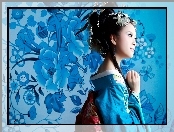 Japonka, Tekstura, Kwiaty