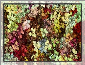 Kwiaty, Tekstura, Kolorowa