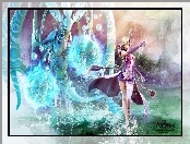 Aion The Tower Of Eternity, Smok, Kobieta, Magia