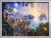 Thomas Kinkade, Wyspa, Disney, Pinokio