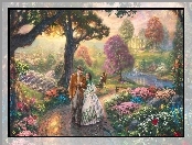 Thomas Kinkade, Ogród, Spacer