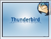 grafika, ptak, Thunderbird, koperta