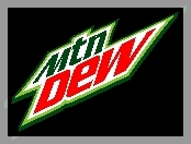 Tło, Logo, Mountain, Dew, Czarne