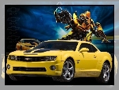 Transformers, Camaro, Żółty, Chevrolet