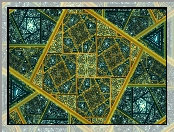 Trójkąty, Fraktal, Wzory, Geometryczne, Kwadraty