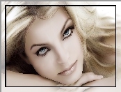 Oczy, Grafika, Twarz, Piosenkarka, Niebieskie, Yvonne Caterrfeld