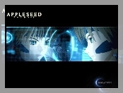 Appleseed, twarze, napis