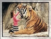 Tygrys, Dziewczynka