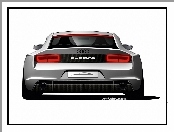 Tył, Audi Quattro, Grafika