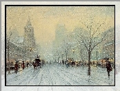 Ulica, Miasto, Miasto, Zima