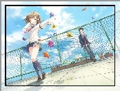 Uśmiech, Dziewczyna, Anime, Manga, Chłopak