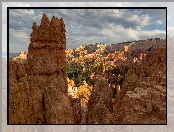 Stany Zjednoczone, Park Narodowy Bryce Canyon, Skały, Kanion, Stan Utah