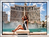 Las Vegas, Jimena Navarrete, Hotel, Bellagio, Fontanna