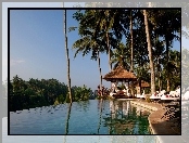 Viceroy, Dżungla, Bali, Palmy, Hotel, Basen