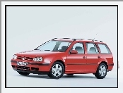 Volkswagen Golf 4, Kombi, Czerwone